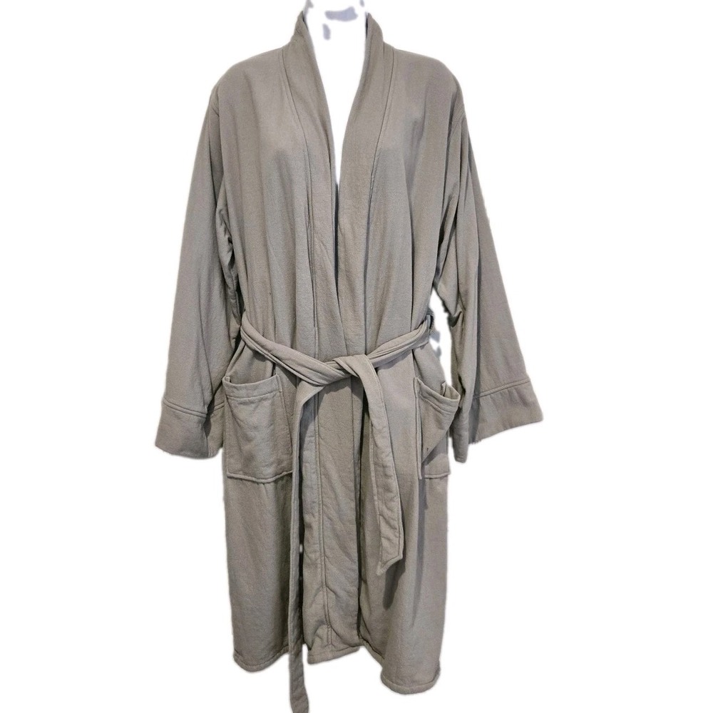 Room Essentials Women's Robe Loungewear Tie Belt Waffle Knit Cotton Size S/M